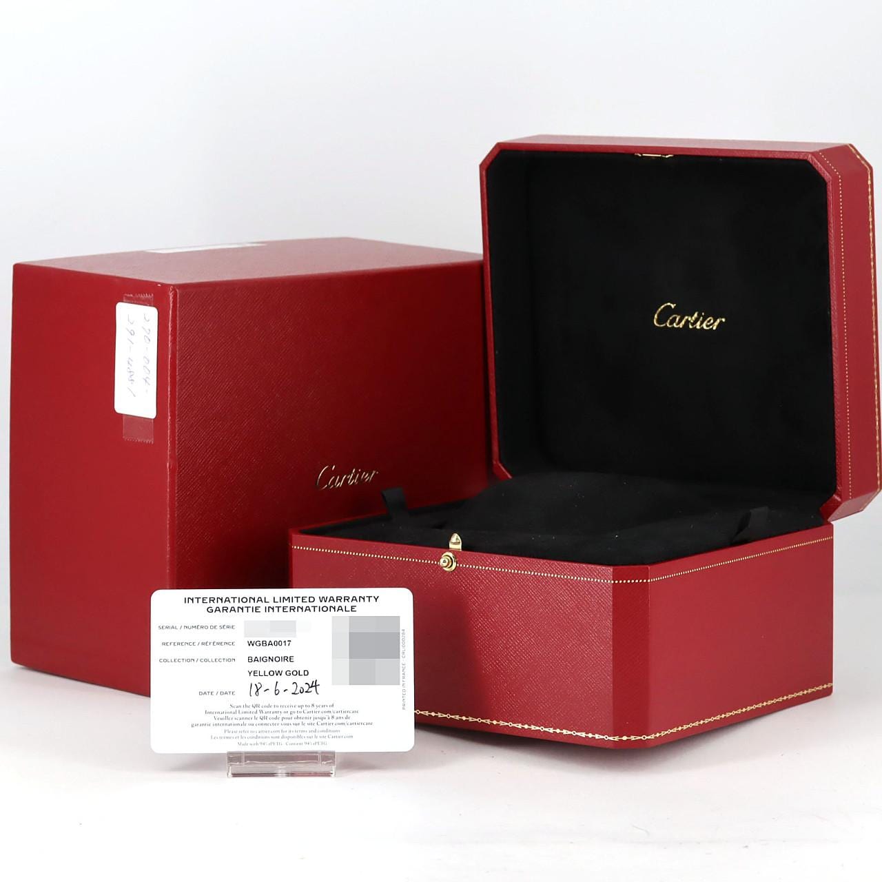 カルティエ ベニュワールミニ YG WGBA0017 YG クォーツ