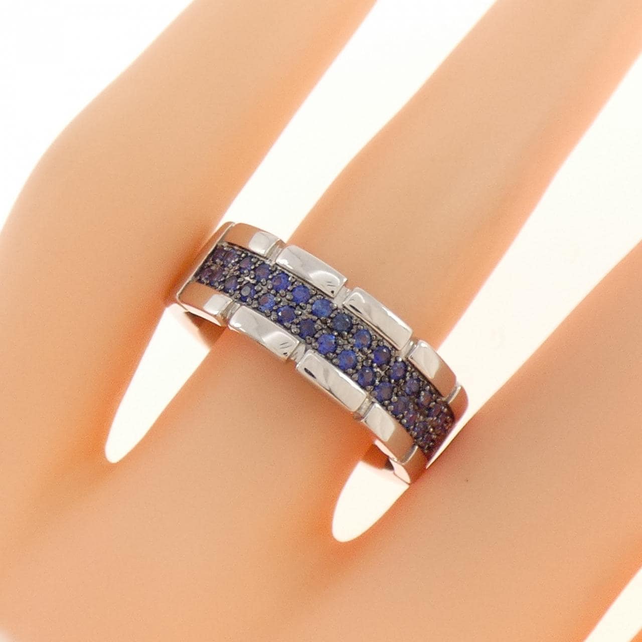 PT950 サファイヤ リング 0.50CT