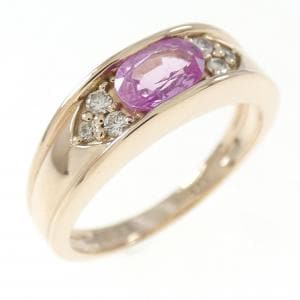 K18PG サファイヤ リング 0.56CT