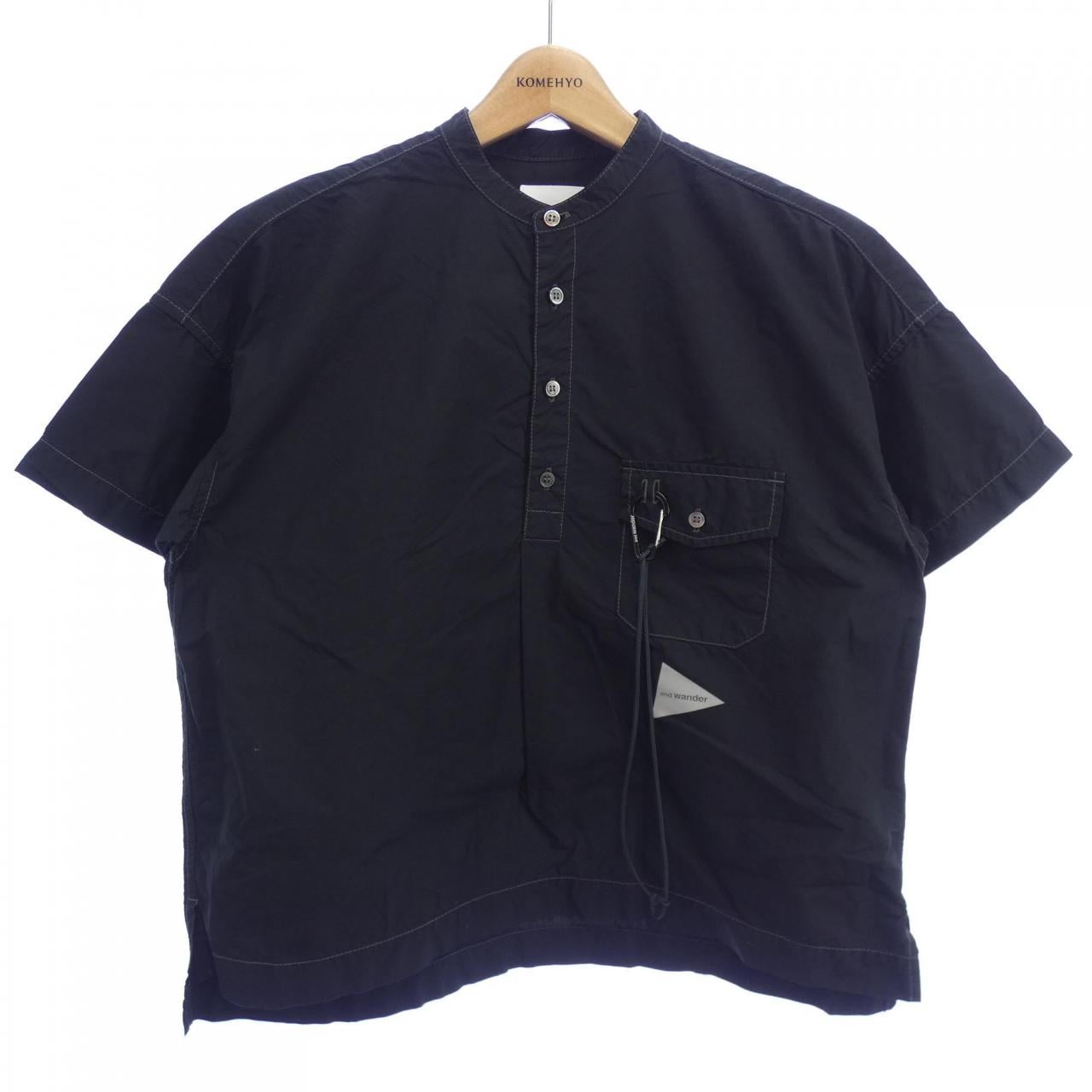 アンドワンダー and wander S／Sシャツ