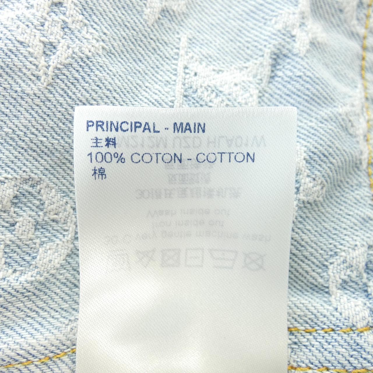 ルイヴィトン LOUIS VUITTON NBAジップスルーフーディ HLA01WUZD デニムジャケット