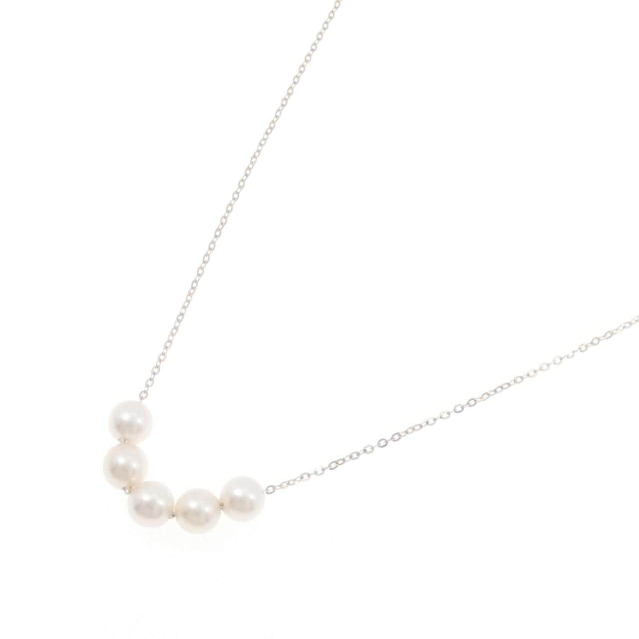 K18YG/K18WG アコヤパール ネックレス