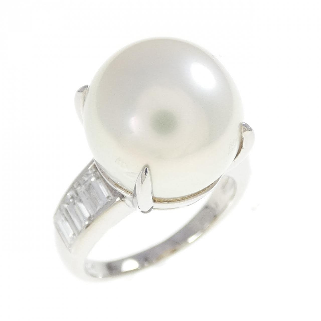 PT900 白蝶パール リング