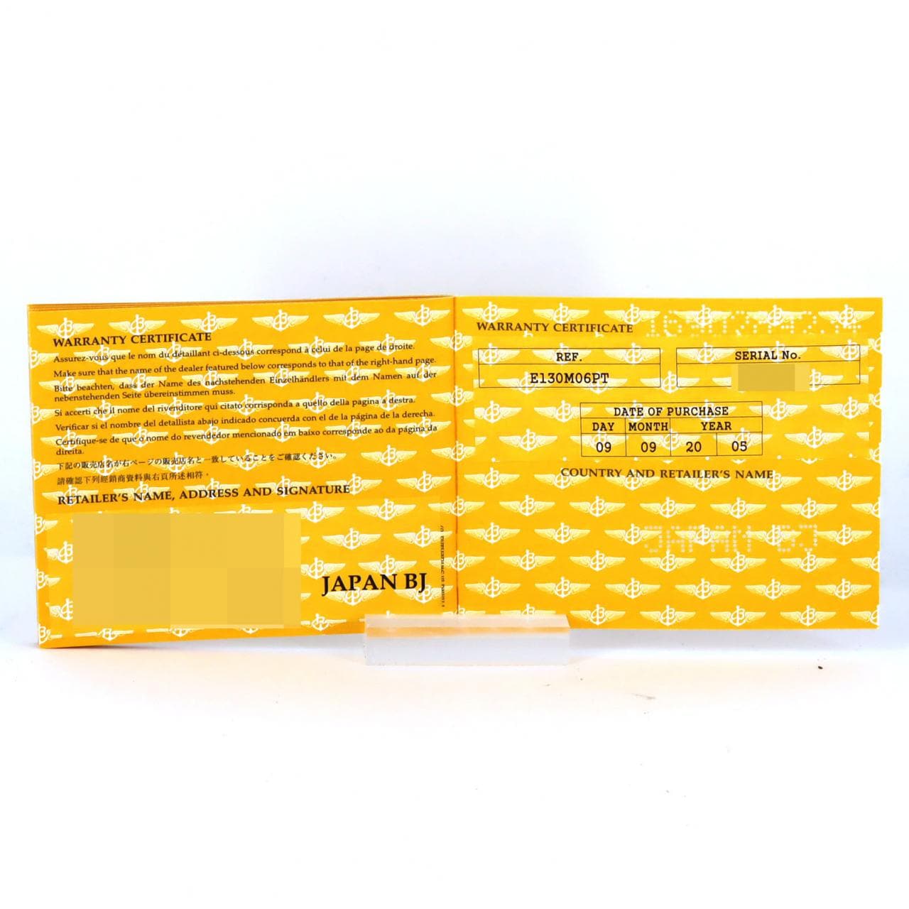 【ノーメンテナンス還元価格】ブライトリング クロノアベンジャー TI E13360/E130M06PT TI 自動巻