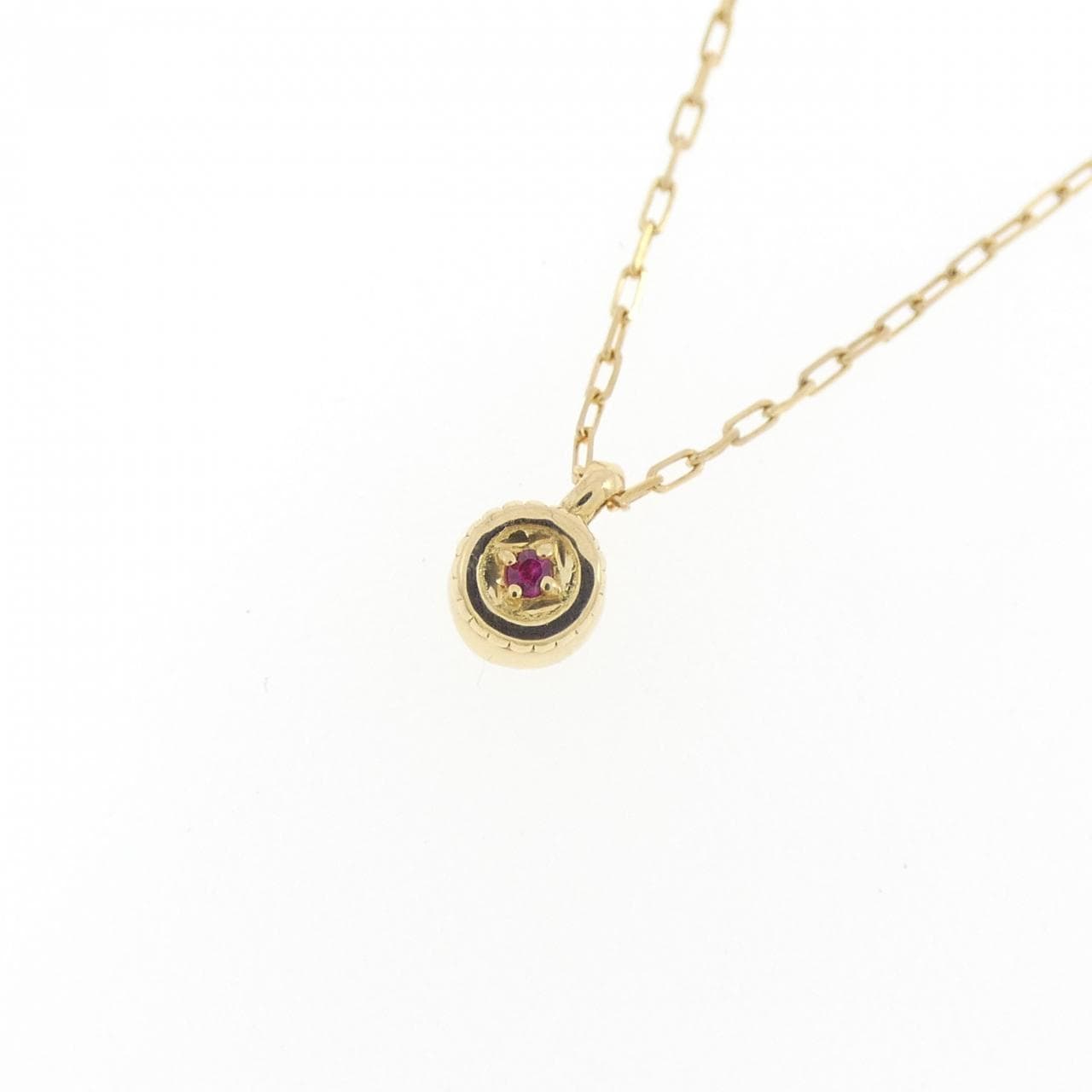 K18YG ダイヤモンド ネックレス 0.03CT
