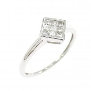 K18WG ダイヤモンド リング 0.20CT