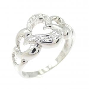 PT900 ハート ダイヤモンド リング 0.04CT