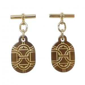 HERMES Chaine Dunkle PM 057129FD Earrings