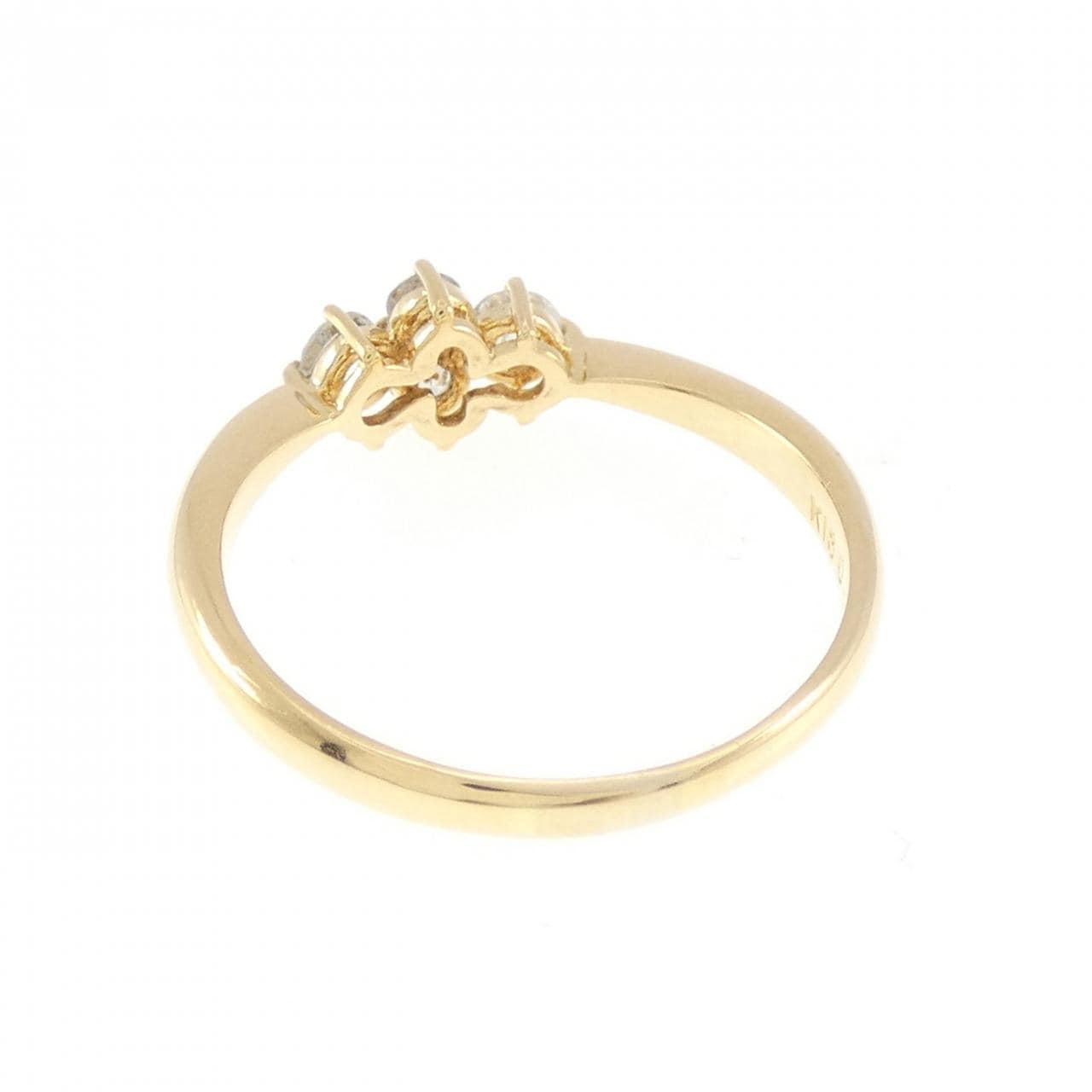 K18YG ダイヤモンド リング 0.33CT
