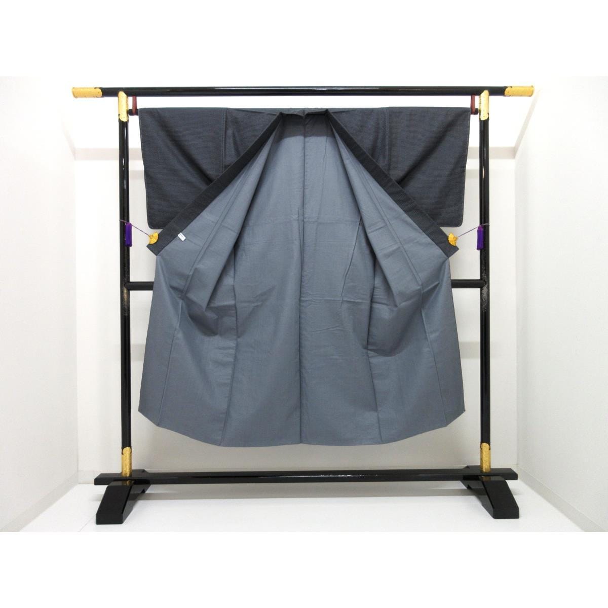 【未使用品】男物　【大島紬】１００山　きもの・羽織　２点セット