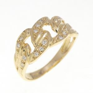 K18YG ダイヤモンド リング 0.09CT