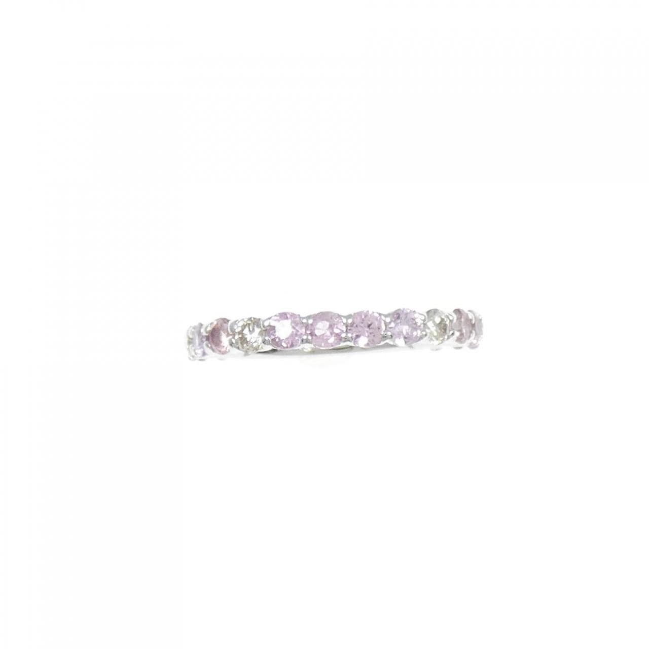 K18WG サファイヤ リング 0.91CT