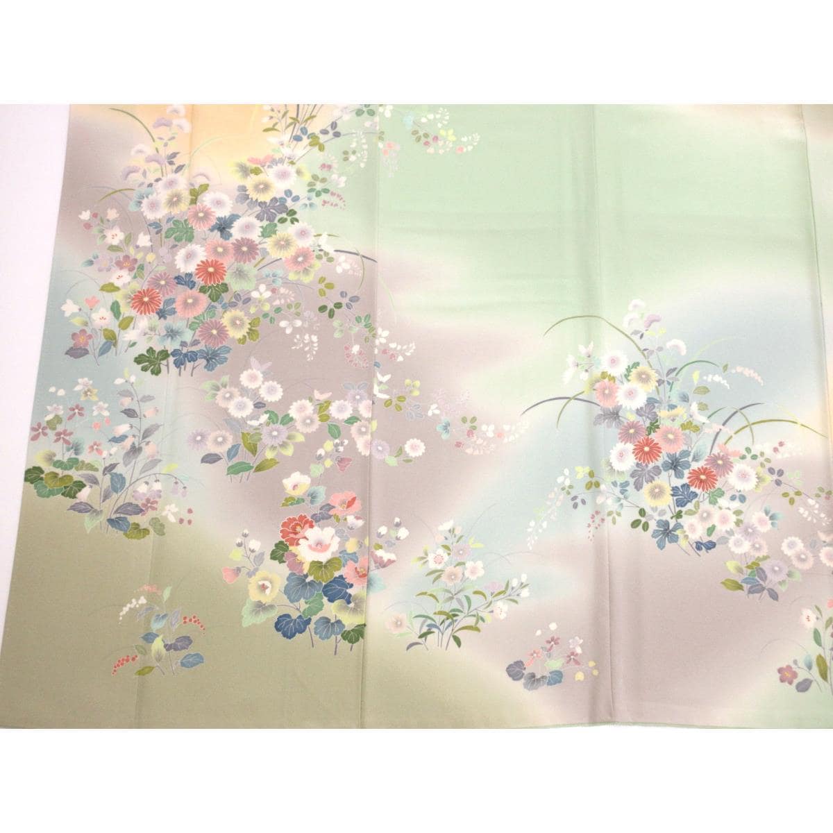 訪問着　友禅加工ボカシ染