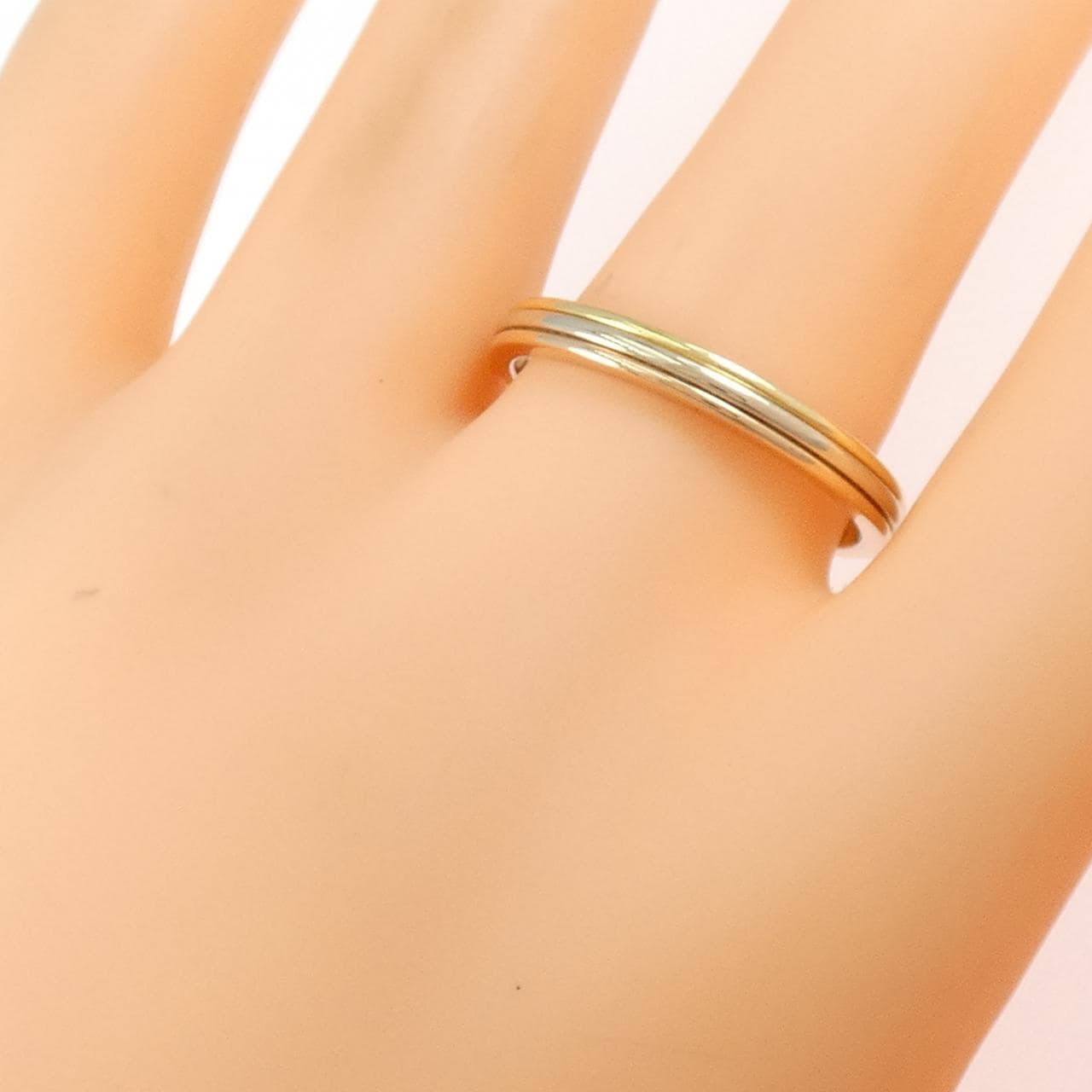 Cartier three gold wedding ring