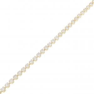 K18YG ダイヤモンド ブレスレット 2.01CT