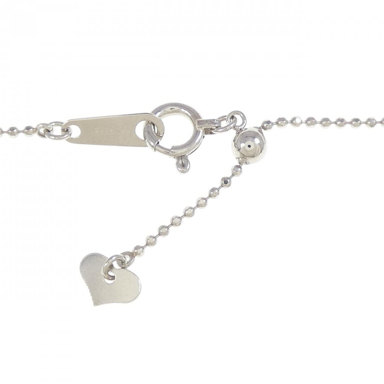 PT900/PT850 ルビー ネックレス 0.41CT