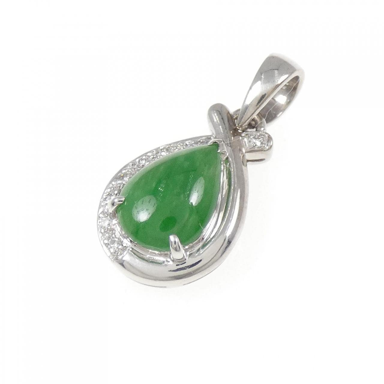 18KWG翡翠吊墜1.16CT