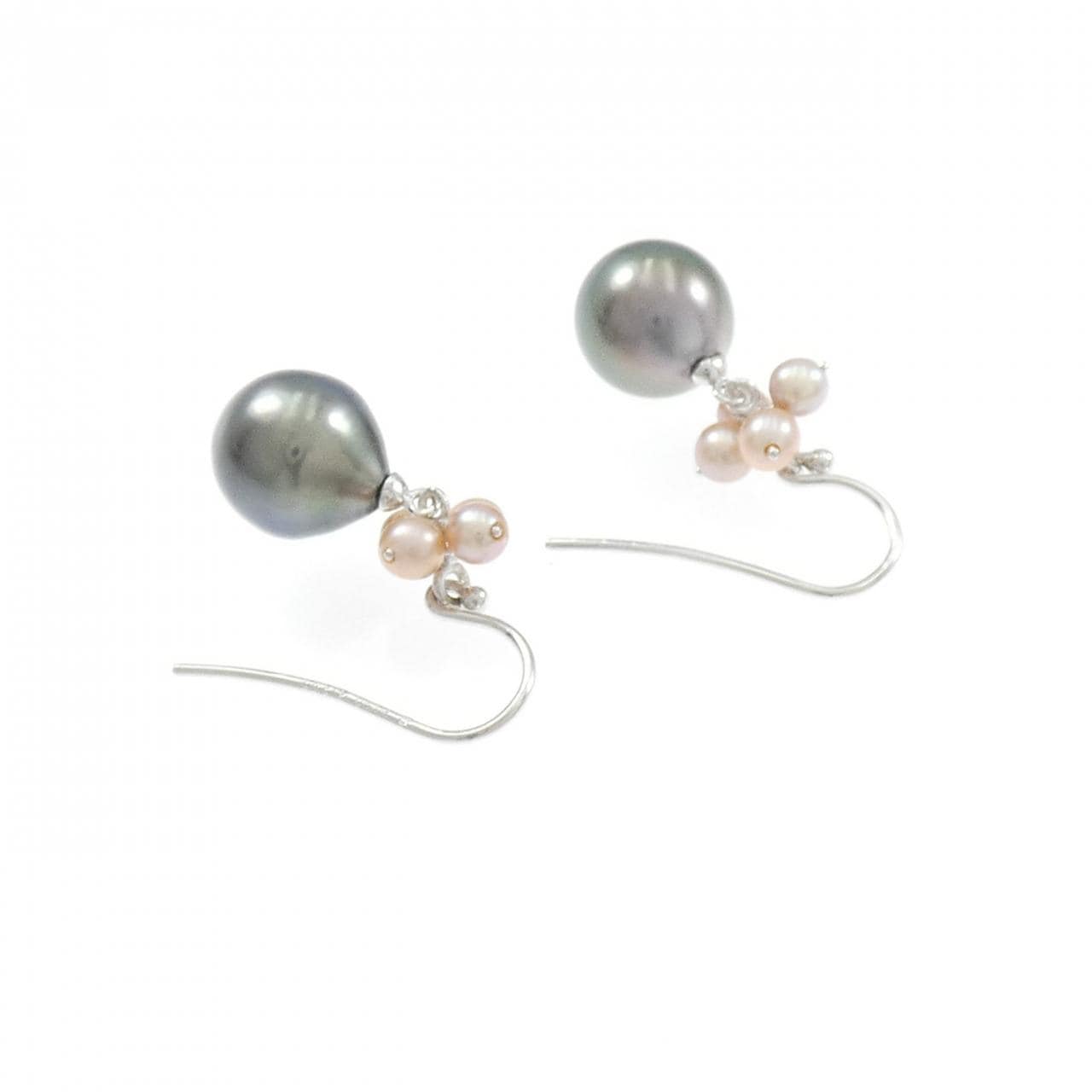 ペルリータ･ミキモト 黒蝶パール ピアス 8.5mm