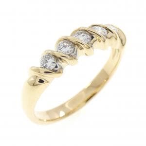 K18YG/K18WG ダイヤモンド リング