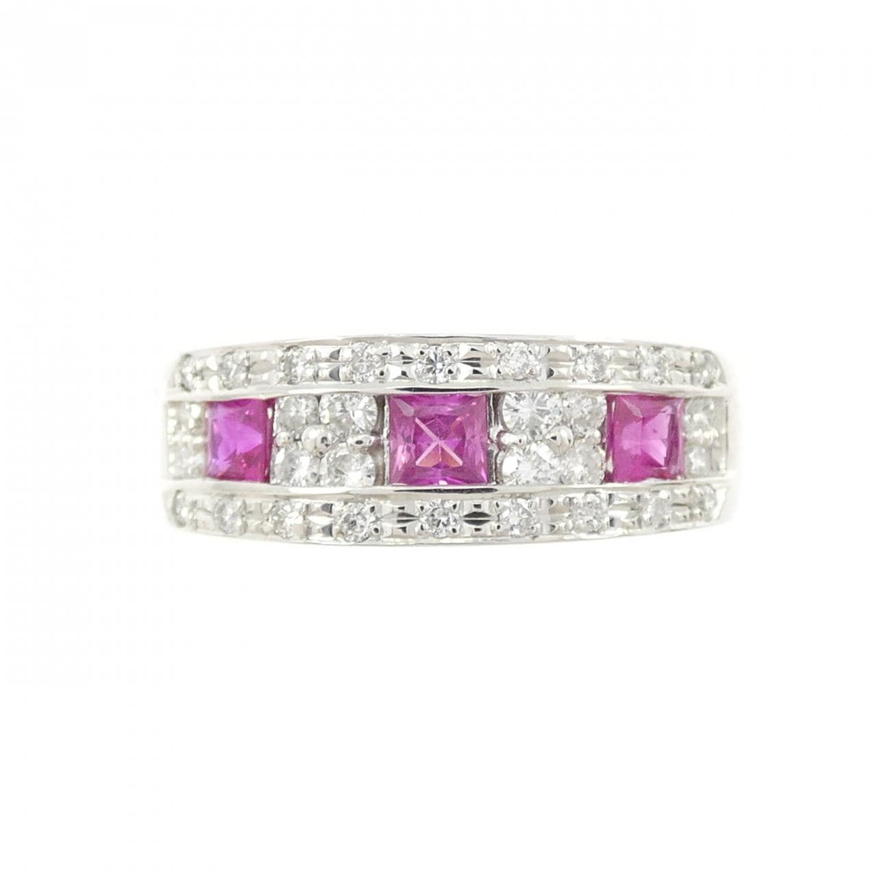 PT900 ルビー リング 0.50CT
