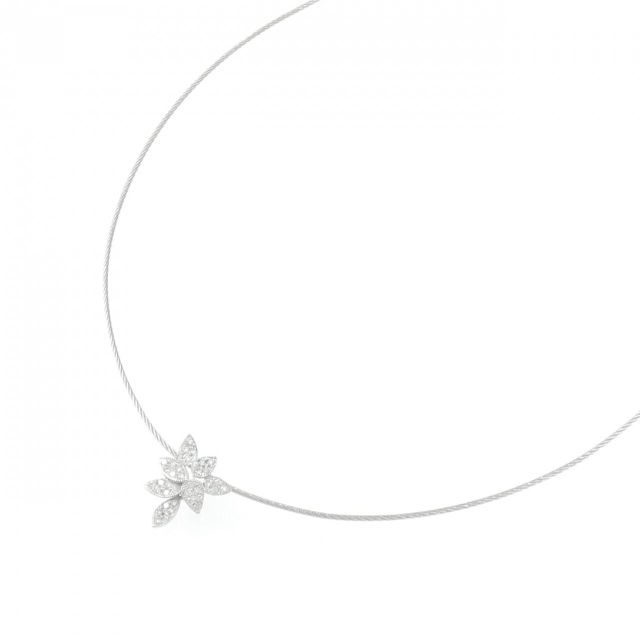 PT900/PT850 ダイヤモンド ネックレス 0.18CT