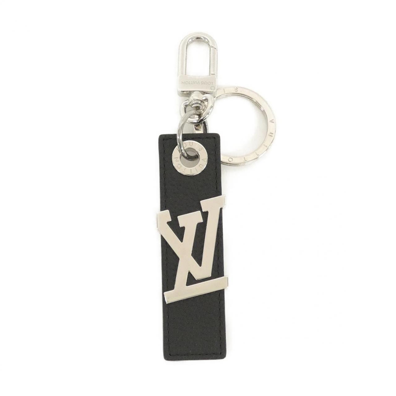 LOUIS VUITTON Taiga Keychain Tab LV Oblique M01473 Qeelin