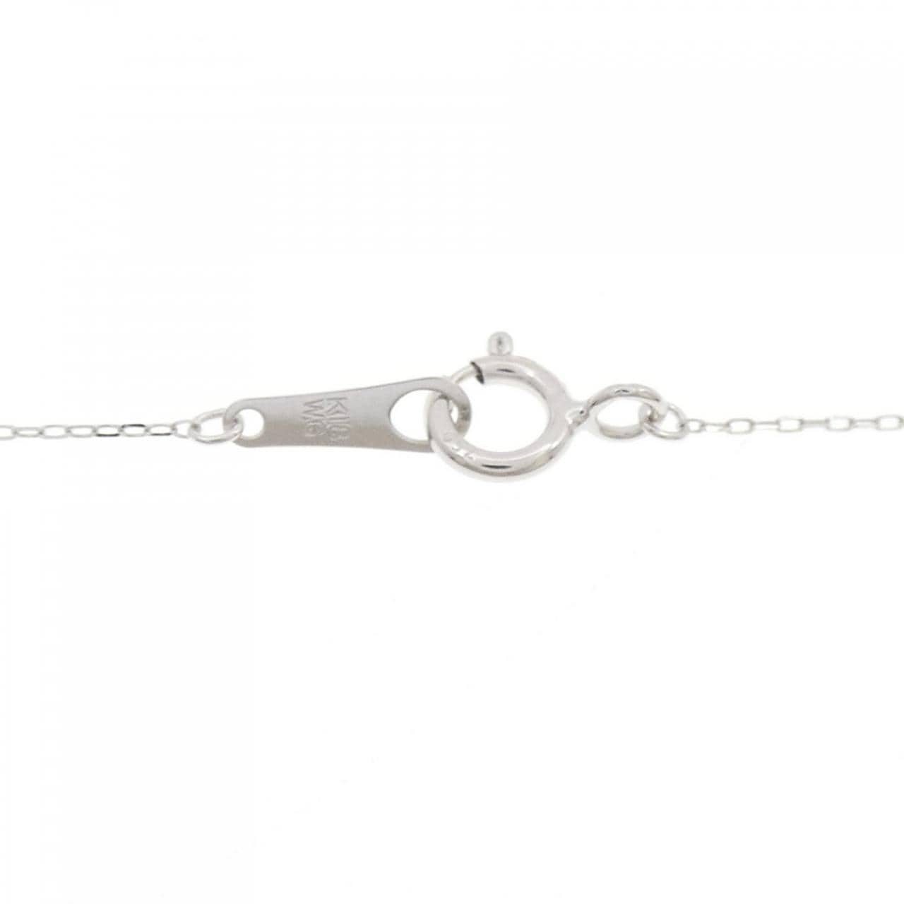 K18WG ダイヤモンド ネックレス 0.05CT