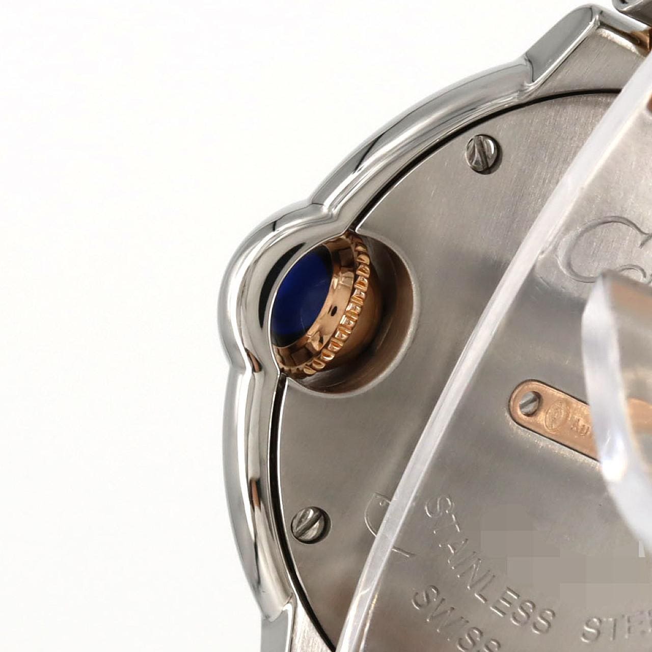 カルティエ バロンブルーSM PGコンビ･11P W3BB0005 SSxPG クォーツ