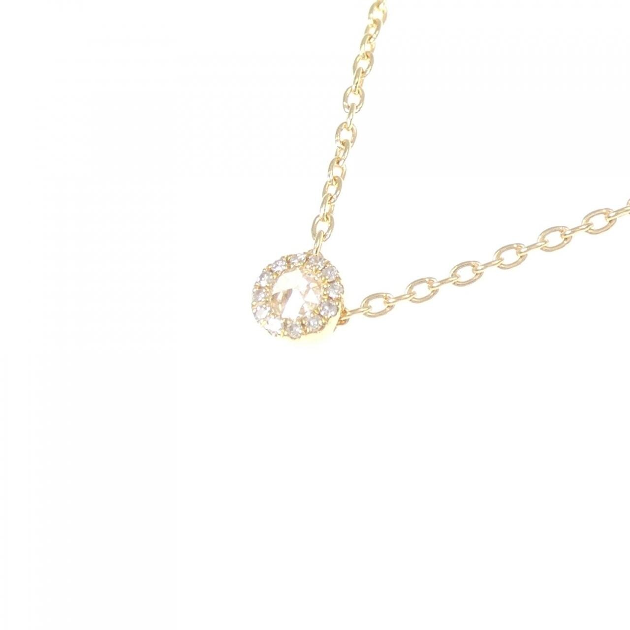 K18YG ダイヤモンド ネックレス 0.08CT