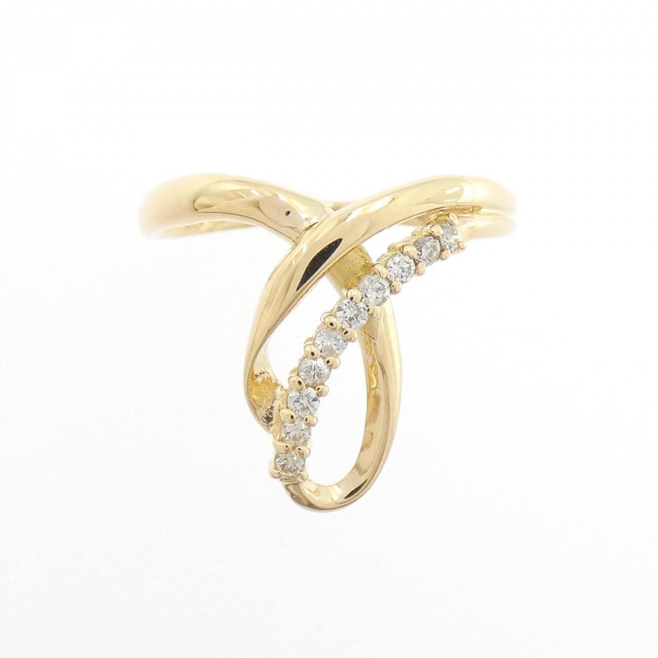 K18YG ダイヤモンド リング 0.10CT