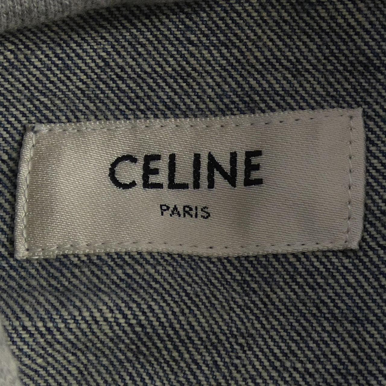 セリーヌ CELINE フード付きトラッカージャケット 2Q472930F デニムジャケット