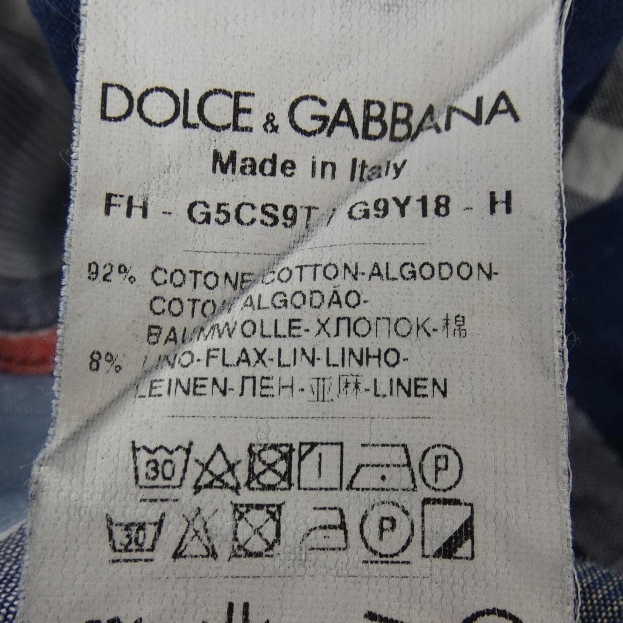 ドルチェアンドガッバーナ DOLCE&GABBANA G5CS9T/G9Y18 シャツ