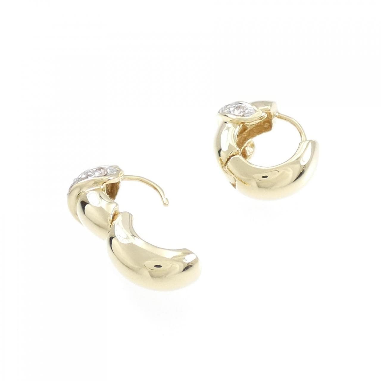 14KYG/14KWG Diamond earrings