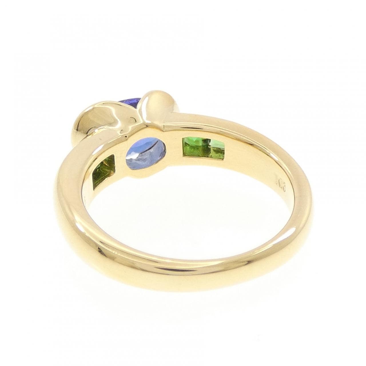 K18YG タンザナイト リング 1.37CT