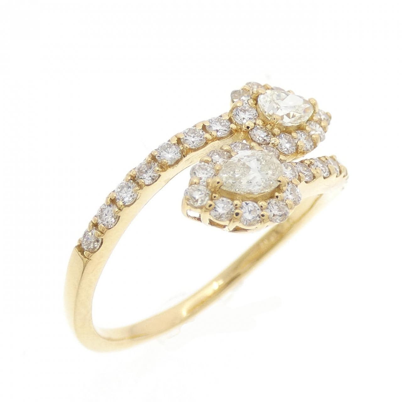 【新品】K18YG ダイヤモンド リング 0.70CT