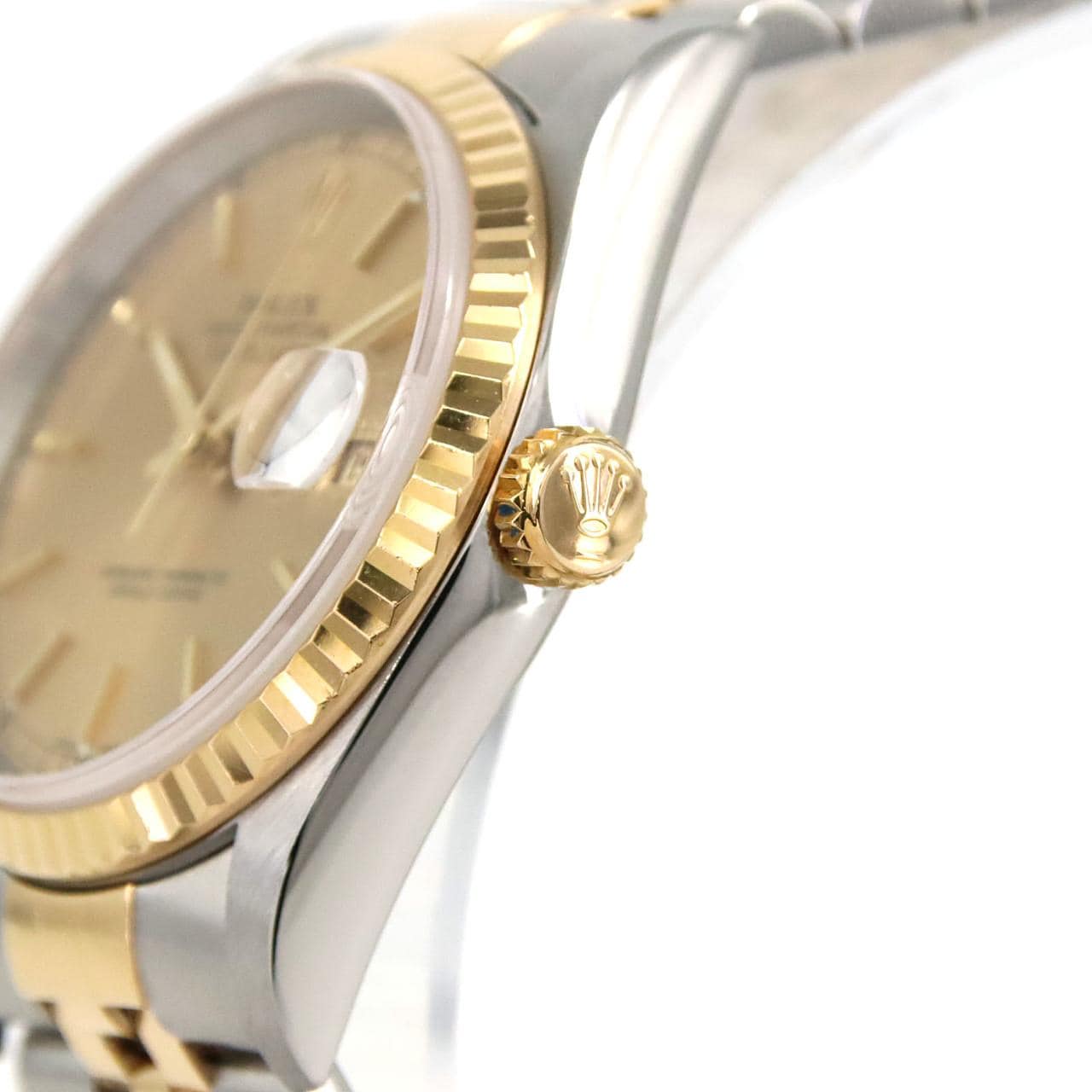 ロレックス デイトジャスト 16233 SSxYG 自動巻 K番