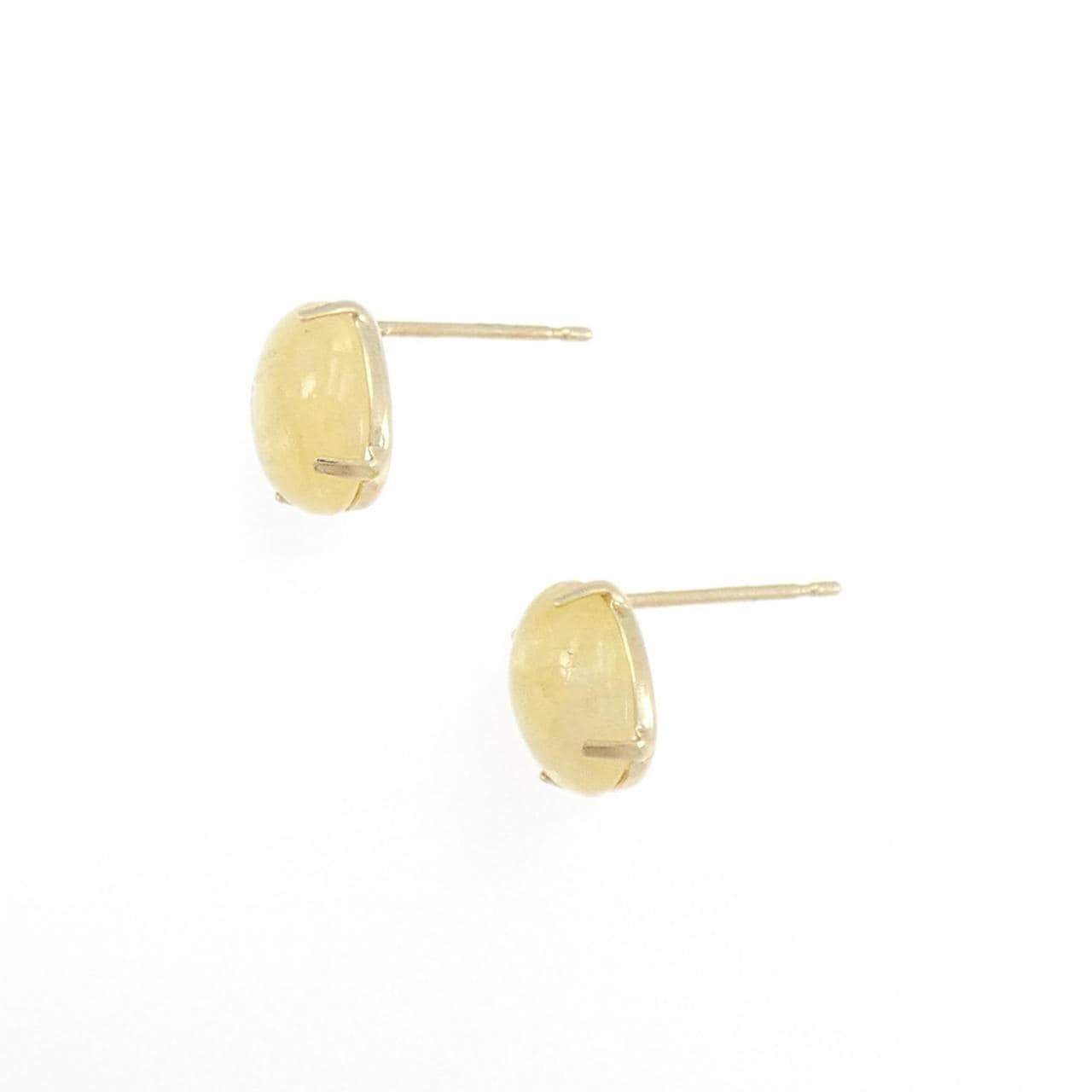 【新品】K10YG ベリル ピアス