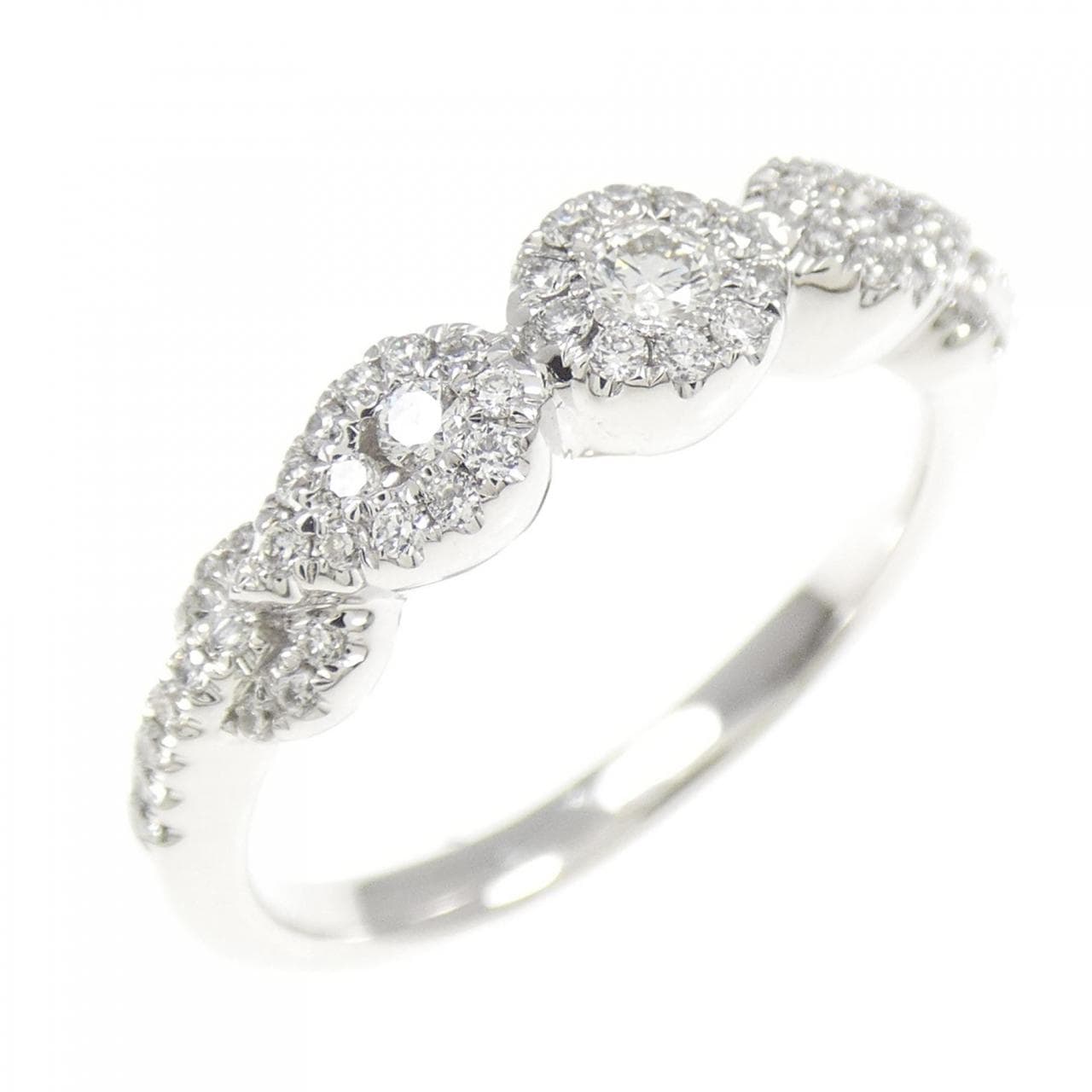 750WG ダイヤモンド リング