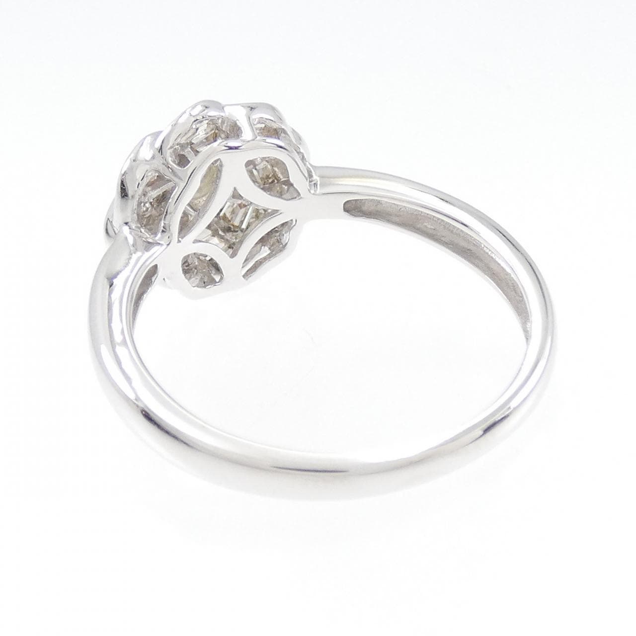 K18WG ダイヤモンド リング 0.37CT