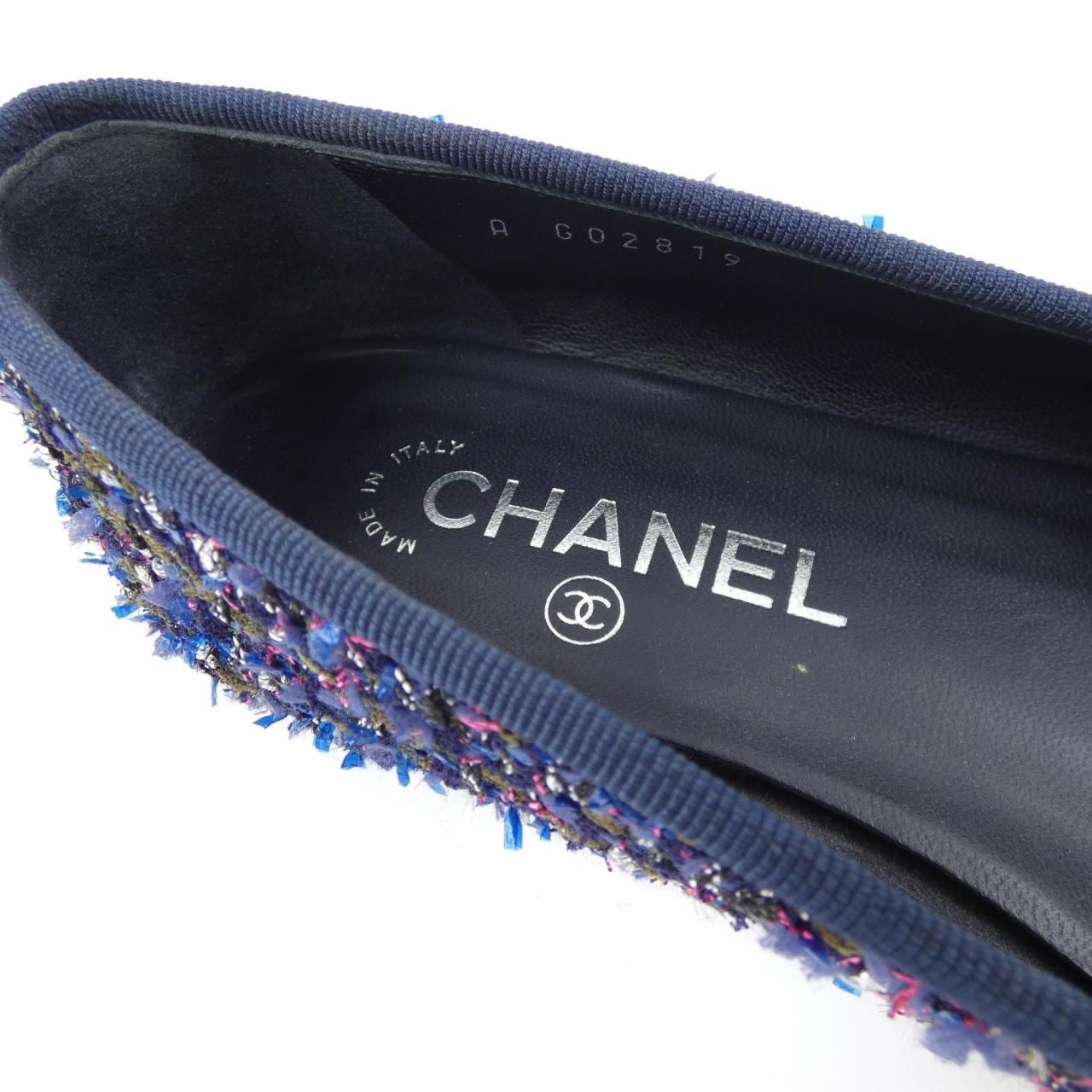 シャネル CHANEL バレリーナ G02819Y51808 フラットシューズ