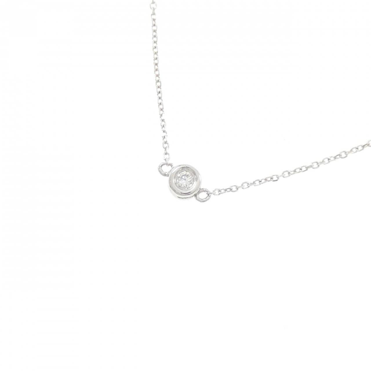 K18WG ダイヤモンド ネックレス 0.50CT