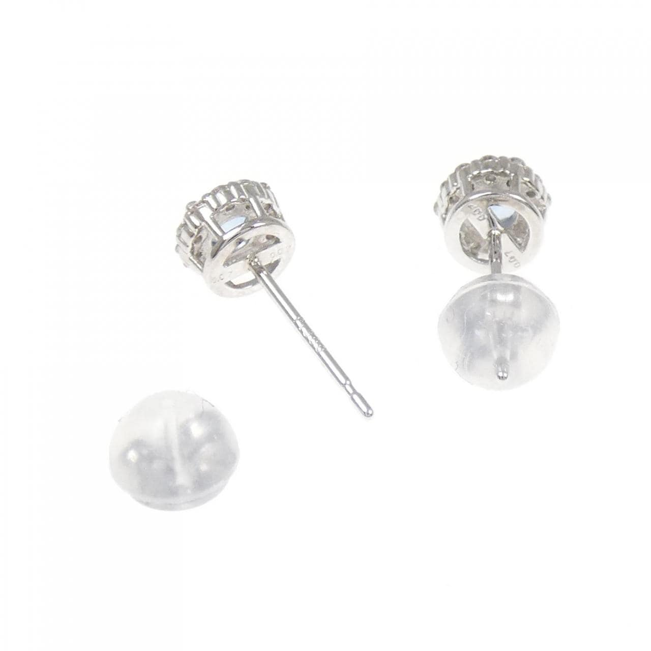 PT900 アクアマリン ピアス 0.14CT