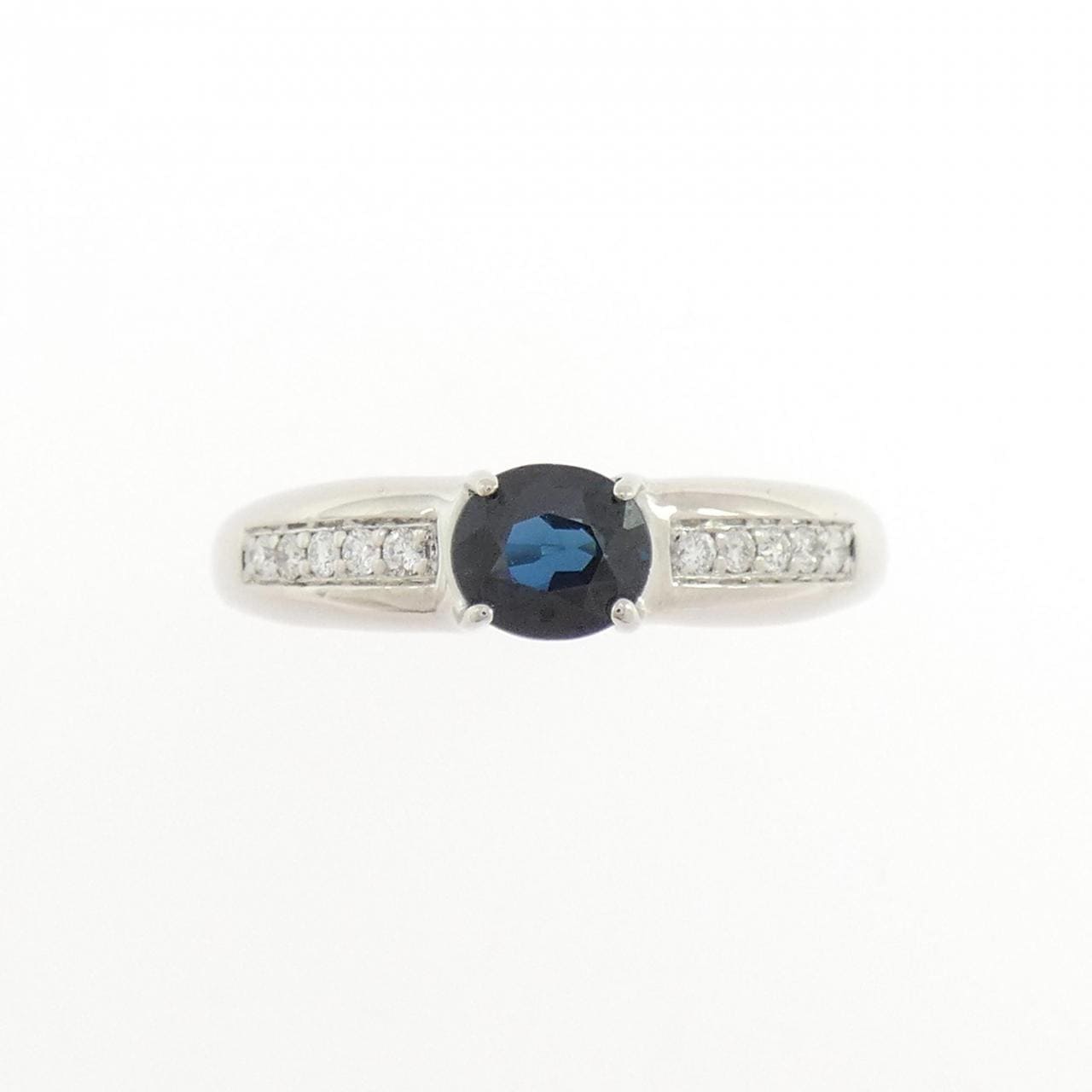 K18WG サファイヤ リング 0.62CT