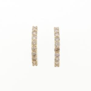 K18YG/K18WG ダイヤモンド イヤリング 0.40CT