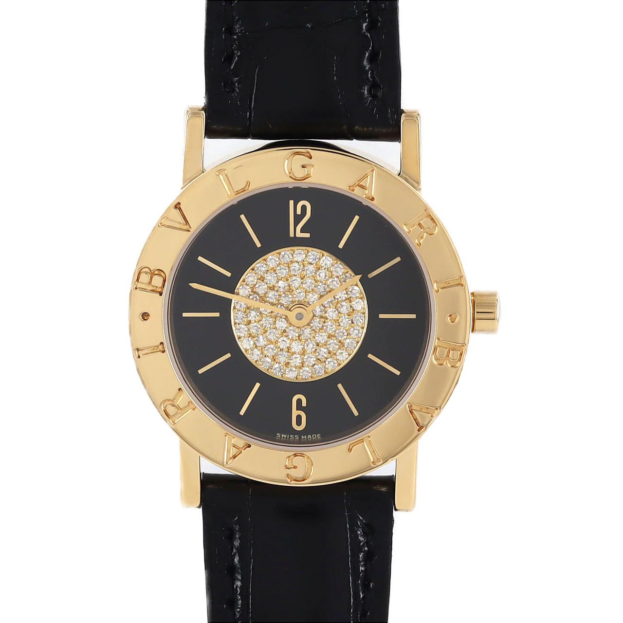 BVLGARI BVLGARI BVLGARI YG Center Pavé BB30DGL YG Quartz