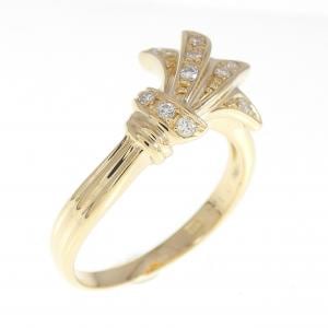 K18YG ダイヤモンド リング 0.124CT