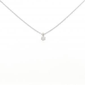 PT ソリティアダイヤモンド ネックレス 0.12CT