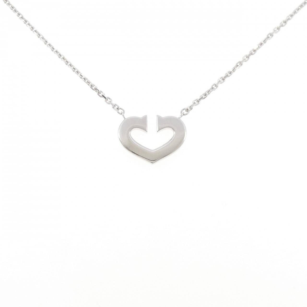 カルティエ Cハート ネックレス