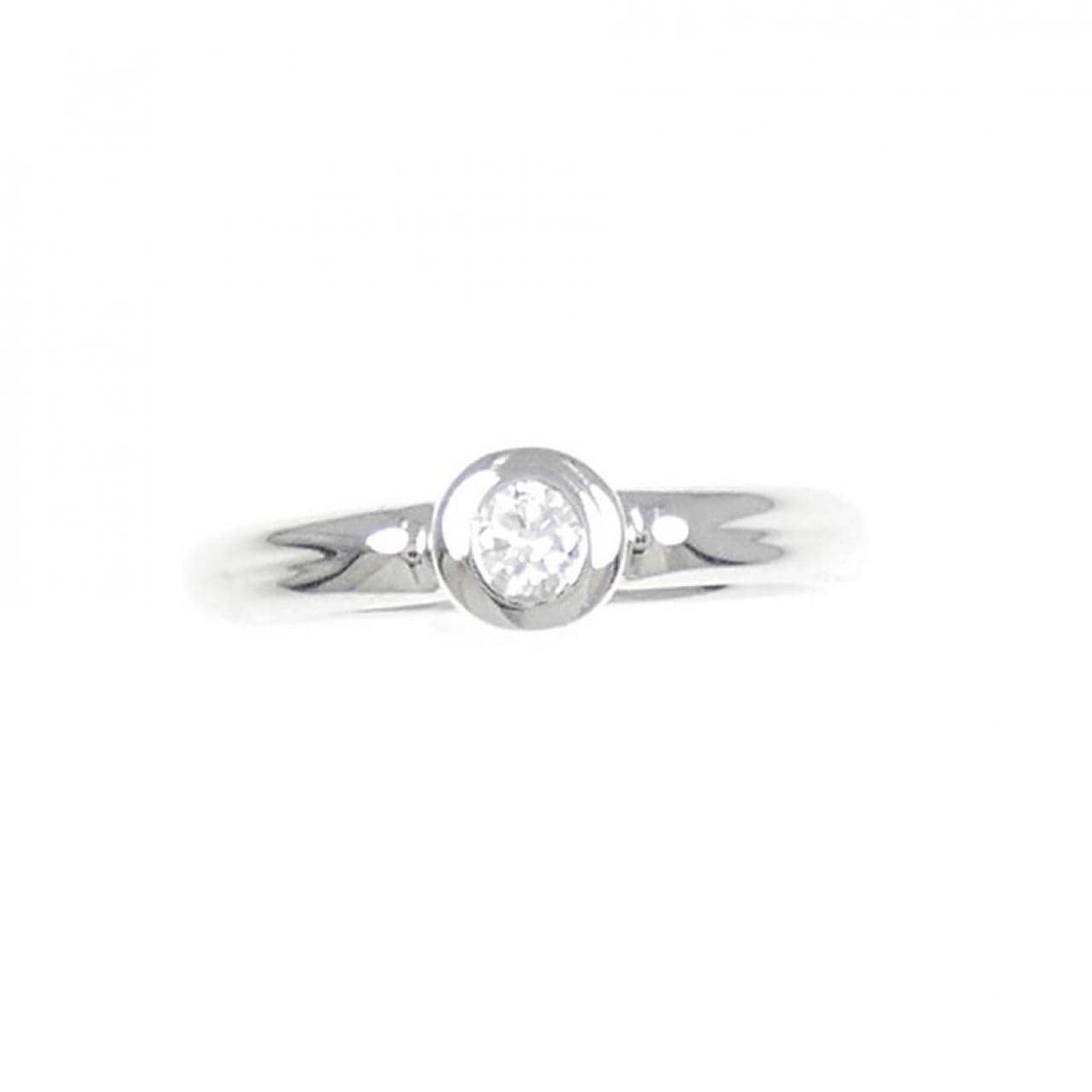 PT ソリティア ダイヤモンド リング 0.10CT