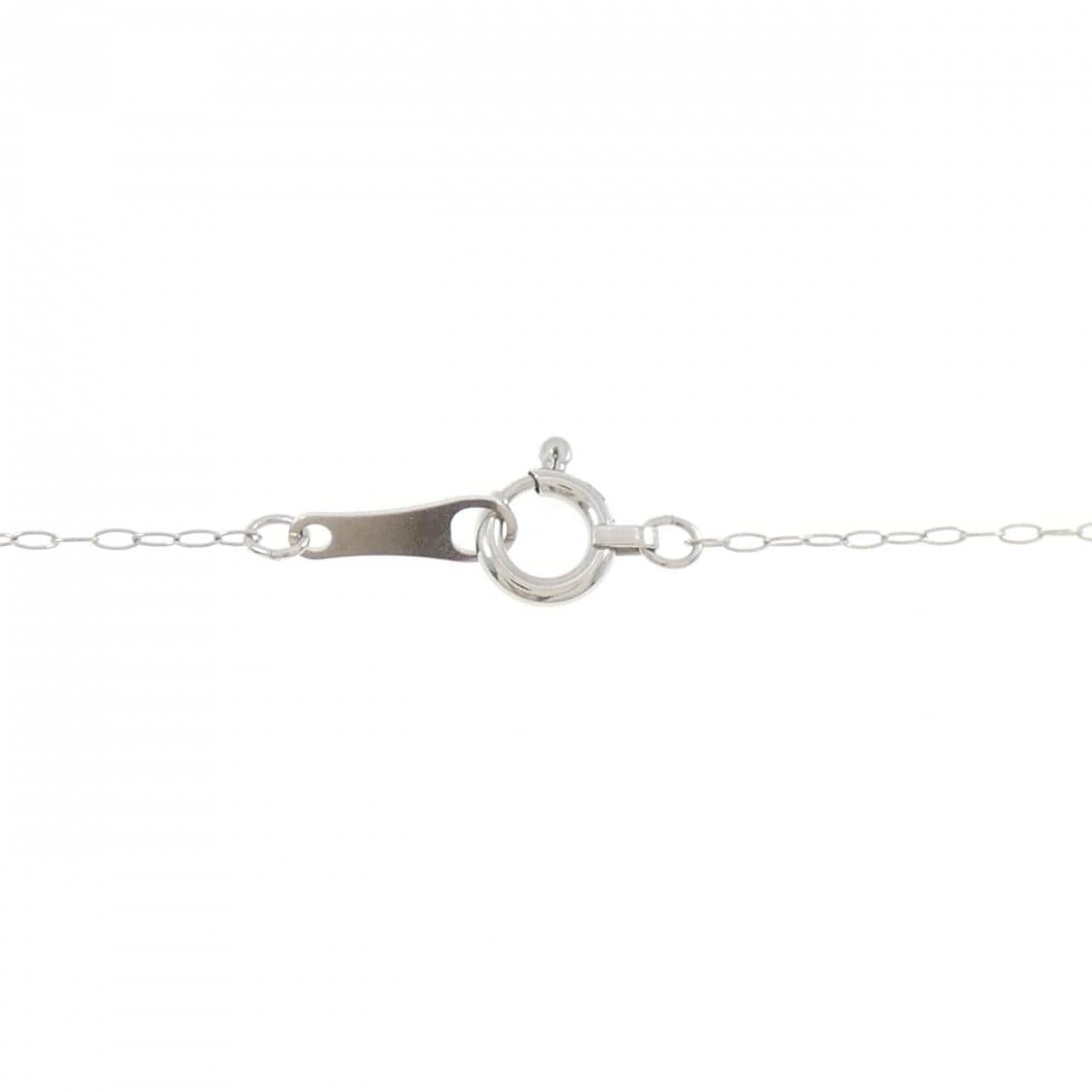 PT900/PT850 ソリティア ダイヤモンド ネックレス 0.20CT